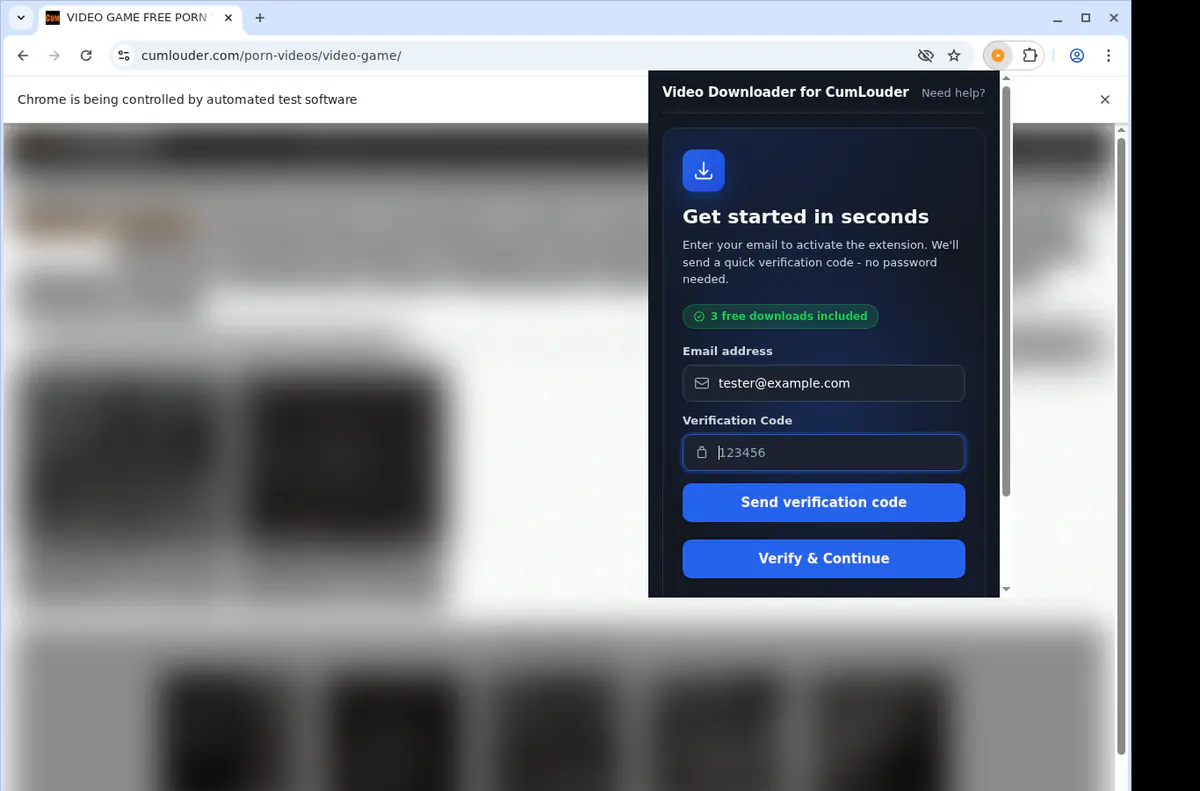 Cumlouder Video Downloader screenshot 4